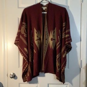 Indigo Thread Aztec Wrap